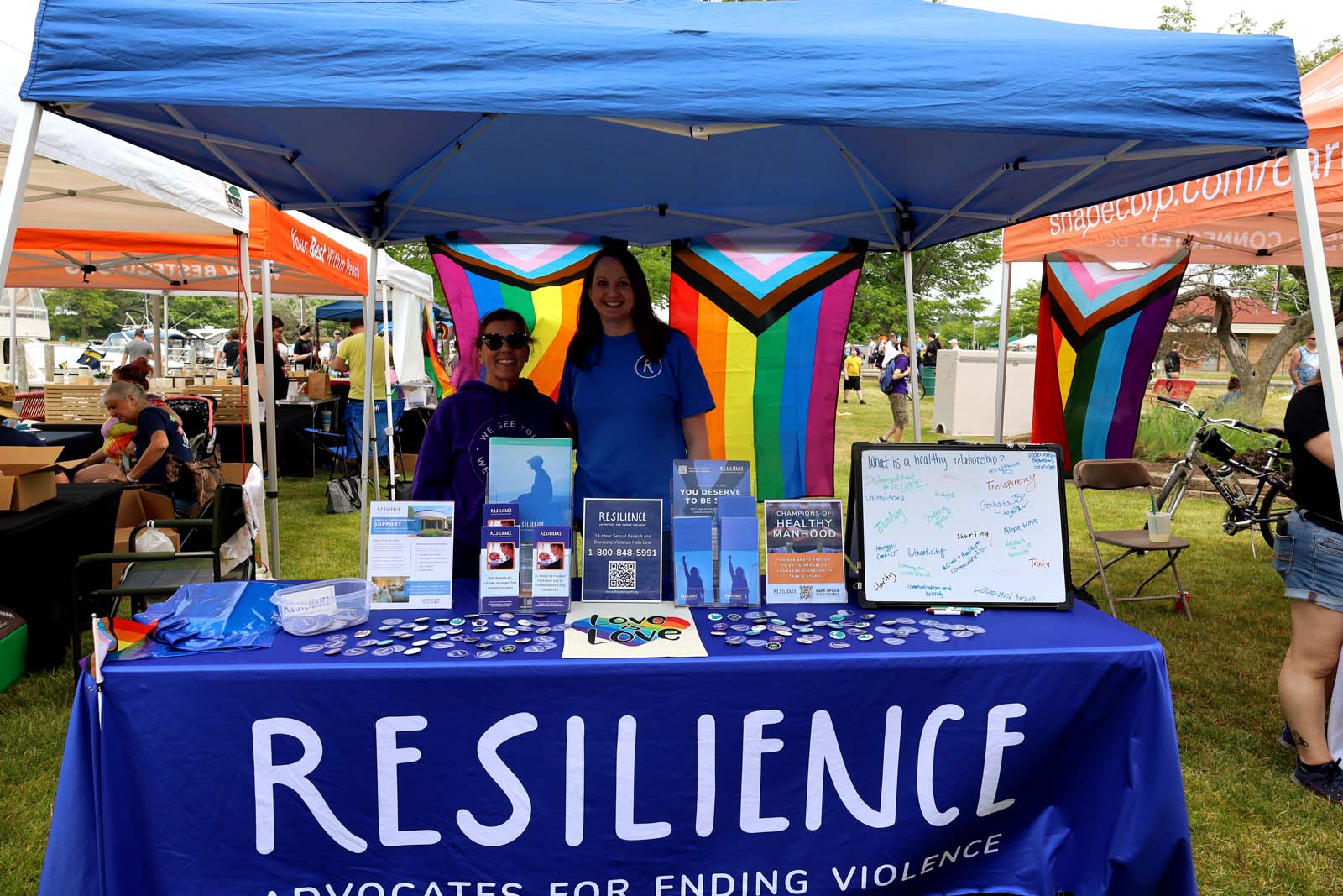 Gh Pride Vendor Booth Reslience